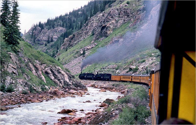 Durango Silverton train with Ron Char Chad Darcy